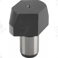KIPP Stepped Diamond Locating Pin: Flattened, Shouldered, Tool Steel, 12 mm Shank Outside Dia (MPN K0293.525). Key specifications — Brand: KIPP.
