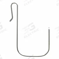 METRO Hook: 7/16 in W x 3 7/16 in H, Steel, Chrome, Silver, Super Erecta Shelving (MPN HK25C). Key specifications — Brand: METRO; Material: Steel; Finish: Chrome; Color: Silver; Compatible Product Type: Super Erecta Shelving.