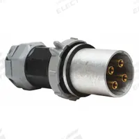 HUBBELL Pin and Sleeve Plug: Gray, 250V DC/600V AC, Single Phase, 200 A, 3 Pole, 4 Wire (MPN HBL4200PS2W). Key specifications — Brand: HUBBELL.