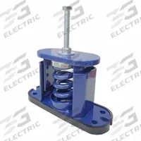APPROVED VENDOR Floor-Mount Vibration Isolator: Spring, 1,000 lb Capacity, 5 1/8 in Ht, 3 in Wd (MPN 852C53). Key specifications — Durometer: 65A; Brand: APPROVED VENDOR; Screw Size: M12; Spring Color: Blue.
