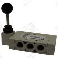 AVENTICS Manual Air Control Valve: L2, Lever, Four-Way / Three-Position, Closed, Spring Return (MPN L22LA652O000000). Key specifications — attr1078739: Closed; attr1078763: Spring Return; attr1078762: Manual Air Control Valve.