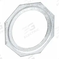 RACO Reducing Washer: 2 in x 3/4 in For Conduit Size, Steel, Silver, Fittings (MPN 1376). Key specifications — For Product Type: Fittings; Brand: RACO; For Conduit Size: 2 in x 3/4 in; Accessory Type: Reducing Washer; Color: Silver; Material: Steel.
