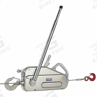 TRACTEL Manual Cable Hoist: Hook Mounted - No Trolley - Manual Cable Hoists