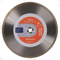 HUSQVARNA Diamond Saw Blade: Ceramic/Granite/Marble/Tile, 10 in Blade Dia., 5/8 in Arbor Size, Good (MPN TACTI-CUT C 10). Key specifications — attr1097734: Wet/Dry; attr1097738: Tile Saw; attr1097751: HUSQVARNA.