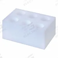 Tube Rack: Foam, White, (6) Tubes, 6 Compartments (MPN 1686). Key specifications — Material: Foam; Color: White; Product Type: Vial Rack; Total Holding Capacity: (6) Tubes; Brand: SPEX SAMPLEPREP.