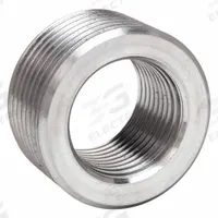 CALBRITE Reducing Bushing: 316 Stainless Steel, Polished, 1 in_1/2 in Trade Size (MPN S61000FB05). Key specifications — Brand: CALBRITE.