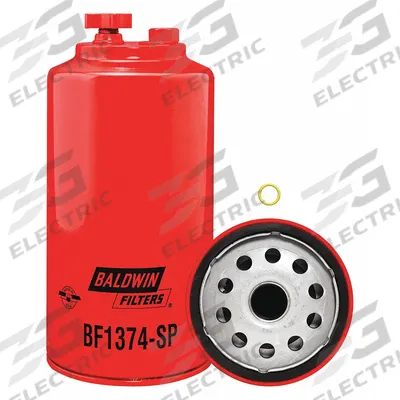 BALDWIN FILTERS Fuel Filter: Spin-On, 4 1/4 in Outside Dia, 1"-14 Thread Size, Cellulose - Spin-On Fuel Filters