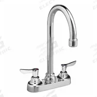 AMERICAN STANDARD Gooseneck Kitchen/Bathroom Faucet: Monterrey, Cast Brass, Chrome Finish, Centerset (MPN 7500140.002). Key specifications — Includes: Field-Convertible Swivel/Rigid Spout; Brand: AMERICAN STANDARD; Series: Monterrey.