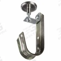 MAG DADDY Magnetic J-Hook: Magnetic Mount without Locking Latch, 17 lb Max. Load Capacity, Top Mount (MPN JH21MT-10). Key specifications — Material: Mild Carbon Steel; Mounting: Top Mount; Color: Yellow; Brand: MAG DADDY; Mounting Location: Drop Ceiling Channel; Mounting & Attachment (subhead): Magnetic Mount without Locking Latch.