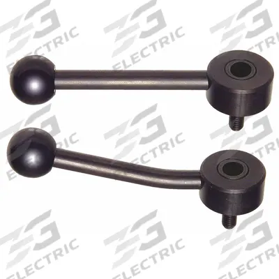 APPROVED VENDOR Adjustable Handle: Steel, 1/2"-13 Thread, 1.96 in Thread Lg - Low-Profile Adjustable Tension Levers with Threaded Stud