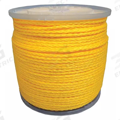 APPROVED VENDOR General Purpose Utility Rope: Hollow Braid, 1/4 in Dia - Light-Weight Utility Rope