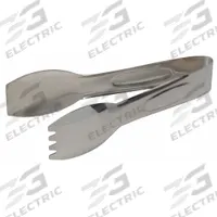 CARLISLE Salad Tongs: 6 in Overall Lg, Silver, Stainless Steel, Silver, Stainless Steel (MPN 604606GR). Key specifications — Dishwasher Safe: No; Brand: CARLISLE; NSF Certified: No; Handle Material: Stainless Steel; Blade Material: Stainless Steel.