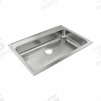JUST MANUFACTURING Bowl Drop-In Sink: 31 in Overall Lg, 21 1/4 in Overall Wd, 4 1/2 in Bowl Dp (MPN SLADA2131A451-J). Key specifications — Brand: JUST MANUFACTURING; Color Family: Silver/Gray.
