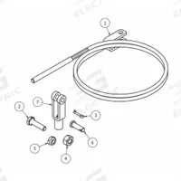 B & P MANUFACTURING Cable Kit, with A5 Style Handle: For 5EWN7, For A5-B1-C8-D5-BTC (MPN 2006-308). Key specifications — For Use With Grainger Item Number: 5EWN7; For Use With Mfr. Model Number: A5-B1-C8-D5-BTC; Fits Brand: B & P Manufacturing; Product Type: Cable Kit, with A5 Style Handle; Brand: B & P MANUFACTURING.