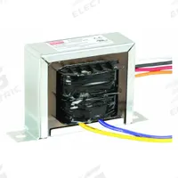 DAYTON Class 2 Transformer: 40 VA Power Rating, 120V AC/208V AC/240V AC, 24V AC, Primary Fuse, Foot (MPN 4VZE4). Key specifications — Brand: DAYTON; Connection - Primary: Wire Lead; Connection - Secondary: Wire Lead; Input Voltage: 208V AC; Mounting: Foot; Output Voltage: 24V AC.