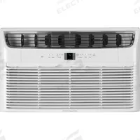 FRIGIDAIRE Through-the-Wall Air Conditioner: 550 sq ft, 208/230V AC, 12,000 BtuH, 6-20P, Fixed (MPN FHTE123WA2). Key specifications — Brand: FRIGIDAIRE; Voltage: 208/230V AC; CEER Rating: 9.5; NEMA Plug Configuration: 6-20P; Special Features_Broad: Remote Control.