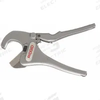 RIDGID Pipe & Tubing Cutter: 1/2 in – 1 5/8 in OD Cutting Capacity, Ratcheting Shear, 23498. Key specifications — attr327812: 23498; attr327818: PVC; attr327815: RIDGID.