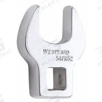 WESTWARD Crowfoot Socket Wrench: Alloy Steel, Chrome, 3/8 in Drive Size, 16 mm Head Size (MPN 54PR52). Key specifications — attr309661: Alloy Steel; attr309662: Chrome; attr324934: WESTWARD.