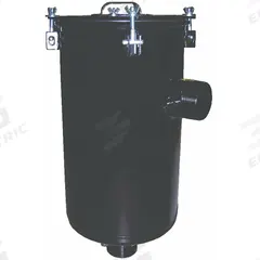 SOLBERG Inlet Vacuum Filter: 5 micron Rating, 99% Efficiency, 14 in Outside Dia, Carbon Steel (MPN CSL-235P-400). Key specifications — attr101190: CSL-235P-400; attr101197: 2EPU6; attr101198: RD6-L; attr101207: Carbon Steel; attr101193: SOLBERG.