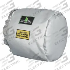 UNITHERM Insulated Pipe Jacket: For 31 in to 38 in Circumference, Fiberglass/Mineral Wool, Gray (MPN IH1206). Key specifications — Color: Gray; Cover Type: Hub Jacket for End Fittings; Fastening System: Quick Release Fabric Flap and Wiretwists; For Valve Type: Universal; Jacket Material: Silicone Coated Fiberglass Cloth; Brand: UNITHERM; For Fitting Type: End Cap.
