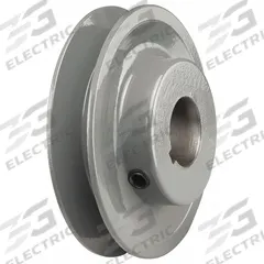 APPROVED VENDOR V-Belt Pulley: AK35, 1 Groove, 3.55 in OD, Fixed Bore, 3/4 in Bore, Cast Iron (MPN AK3534). Key specifications — Pulley Industry Number: AK35; Pitch Diameter: 3.3 in (4L, A); For Belt Section (broad, with similar types): 4L, A, or AX.