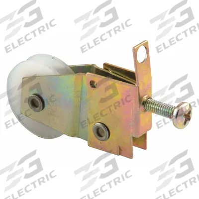 PRIME-LINE Roller: Roller, 1 7/16 in Overall Ht, 5 7/16 in Overall Lg, 3/8 in Overall Wd - Screen Door Hardware