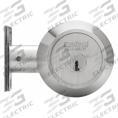 MEDECO Deadbolt Lock: Cylindrical, 2 1/2 in Door Thick - Max - Standard Cylindrical Deadbolts