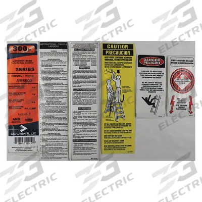 LOUISVILLE Label Kit: For 33J647/33J736/33J737/33J738/36Y371/3LW23 - Material Handling Parts