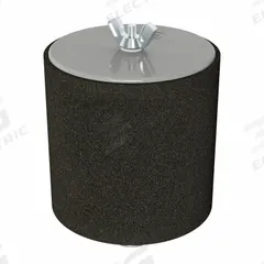 SOLBERG Filter Silencer: 1 1/4 in Inlet Size, 60 scfm, 6.5 in Overall Ht, 4.5 in Outside Dia, Paper (MPN FT-18P-125). Key specifications — attr60071: FT-18P-125; attr60074: SOLBERG.