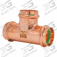 QUICKFITTING SUREPRESS Crimp Tee Fitting: 1 1/4 in CTS x 1 1/4 in CTS x 1 1/4 in CTS size, Copper (MPN SPWT444R). Key specifications — Brand: QUICKFITTING SUREPRESS; Broad - Material for Bullet: Copper Or Bronze; Brand - Broad: QUICKFITTING SUREPRESS.
