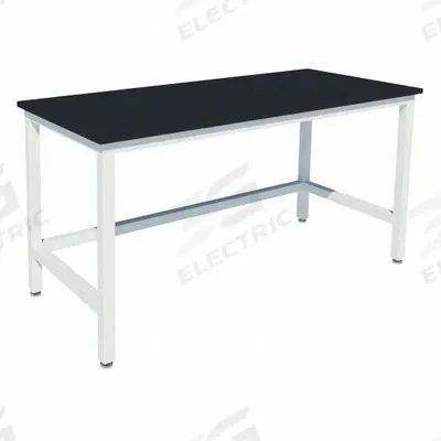 INSTOCK Heavy Duty Table: 30 in Overall Wd, 36 in Overall Ht, 5 ft Overall Lg, Phenolic - Fixed-Height Laminate Surfaced Lab Tables