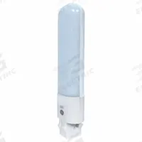 GE LAMPS Compact LED Bulb: Type A, 2-Pin (GX23), T10, LED, 3000K, 530 lm Light Output, 5 W Watt (MPN LED5GX23/830). Key specifications — Brand: GE LAMPS; Bulb Designation: LED5GX23/830; Dimmable: No; Color Temperature: 3000K.