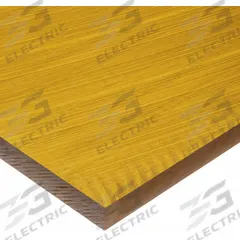 PEI Sheet: 0.75 in Thick, 24 in x 4 ft, Amber, Translucent, 15,200 psi Tensile Strength, 1 ft-lb/in (MPN BULK-PS-PEI-40). Key specifications — Impact Strength: 1 ft-lb/in; Clarity: Translucent.