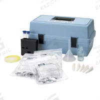 HACH Water Quality Test Kit: Molybdate, 0 to 40 mg/L Mo/0 to 8 mg/L Mo, 40 mg/L/8 mg/L, 100 Tests (MPN 1419301). Key specifications — Includes: Glass Bottle; Range: 0 to 8 mg/L Mo; Sensitivity: 8 mg/L; Test Parameters: Molybdate.