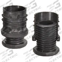 ELESA Male-End Leveling Mount: Round, Technopolymer, M16 Thread Size (MPN NDA.T-30-M16X30). Key specifications — Thread Size: M16; Body Material: Technopolymer.