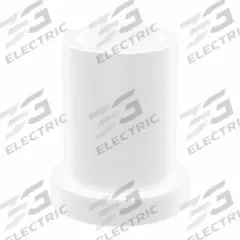 OILITE Flanged Sleeve Bearing: PTFE, 3/8 in Bore, 1/2 in OD, 3/4 in Overall Lg, White, 10 PK (MPN VF-0608-06B). Key specifications — Brand: OILITE; Color: White.