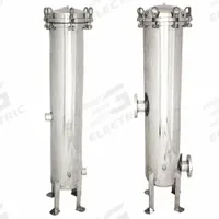 FULFLO Water Filter Housing: 2 in, NPT, Female, 59 1/4 in Overall Ht, 8 in Overall Dia, Silver (MPN EHG05Q2T). Key specifications — Housing Material: 304 Stainless Steel; Housing Color: Silver; Brand: FULFLO.