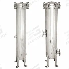 FULFLO Water Filter Housing: 2 in, NPT, Female, 59 1/4 in Overall Ht, 8 in Overall Dia, Silver (MPN EHG05Q2T). Key specifications — Housing Material: 304 Stainless Steel; Housing Color: Silver; Brand: FULFLO.