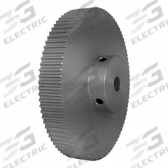 DAYTON Timing Pulley: Modified Curvilinear, Fixed, For GT Timing Belt Section, For 9 mm Belt Wd (MPN 90-3P09-6A4). Key specifications — Brand: DAYTON; Finish: Clear Anodized; For Belt Series: Powerhouse®.