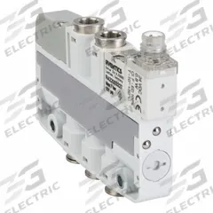 AVENTICS Solenoid Air Control Valve: Five-Way / Two-Position, Female 6 mm Push-On, 4 mm Push-On (MPN R422103566). Key specifications — attr1078830: Thermoplastic; attr1078874: Spring Return; attr1078854: Normally Open/Normally Closed.