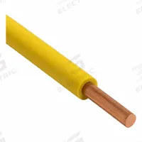 Building Wire: Copper, 12 AWG, 1 Conductors, Solid, Yellow, 1,000 ft Lg, THHN/THWN-2 (MPN WXP-6F-1201-05-1000). Key specifications — Voltage: 600 V; Brand: APPROVED VENDOR.