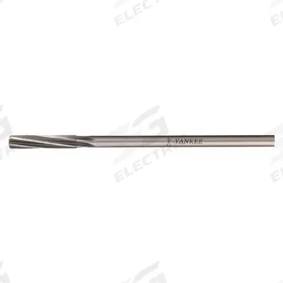 YANKEE Chucking Reamer: For 1/4 in Pin, 0.248 in Dia, Spiral Flute, LH - Left-Hand Spiral-Flute Dowel Pin Reamers