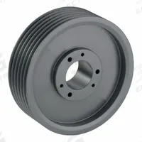 APPROVED VENDOR V-Belt Pulley: 5V1500, 6 Groove, 15 in OD, Bushed Bore, F, For 5V/5VX Belt Section (MPN 65V1500F). Key specifications — Pulley Industry Number: 5V1500; Pitch Diameter: 15 in (5V); For Belt Section (broad, with similar types): 5V or 5VX.