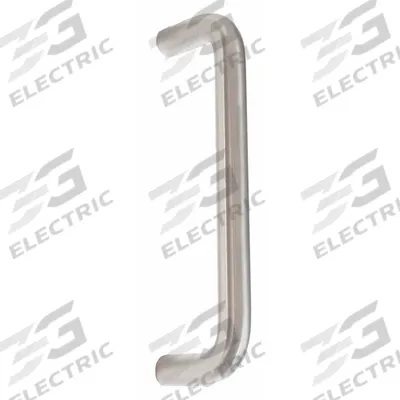 TRIMCO Pull Handle: 0.75 in Wd, 10 3/4 in Ht - Antimicrobial Door Pulls