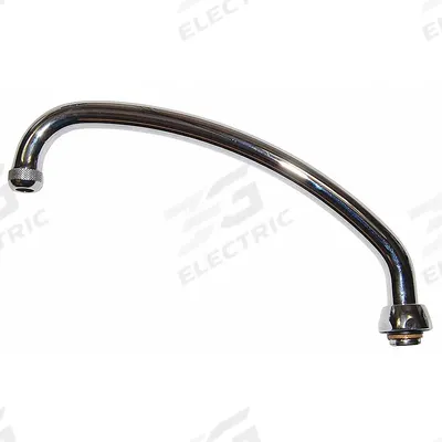CHICAGO FAUCETS Spout: Spout, Arc, Swivel Spout, Brass, Polished Chrome, 2.2 gpm Flow Rate - Arc Faucet Spouts