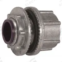 RACO Hubs (Myers) for RMC/IMC: 1 1/2 in Trade Size, 1 29/32 in Overall Lg, Zinc, Insulated (MPN 1706). Key specifications — Insulated: Yes; Thread Size: 1-1/2"; Thread Type: NPT; Brand: RACO.