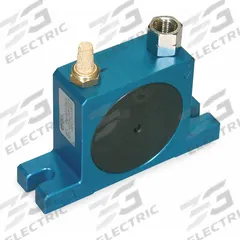 DAYTON Pneumatic Vibrator: 242 lbf, 19,500 vpm, 1/4 in NPT, 76 dBA, Aluminum, Continuous (MPN 1DYN9). Key specifications — attr671163: 76 dBA; attr671170: 99 lbf @ 30 psi; attr671165: 17,000 vpm @ 60 psi; attr671184: 1/4 in; attr671185: NPT; attr671192: BSPP; attr671193: 1/4 in; attr671175: DAYTON.