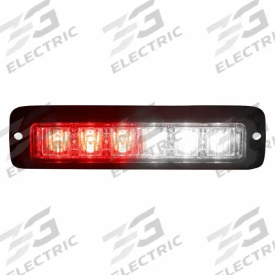CODE 3 Warning Light: Emergency Vehicle Area Light, Red/White, 9 W Watt - Emergency Vehicle Area Lighting