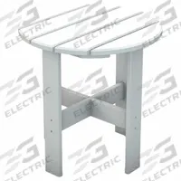 ULTRASITE Patio Table: White, Resinwood, 18 in Overall Ht, 18 in Overall Wd, 18 in Overall Dia (MPN PB ADTRASTWHI). Key specifications — Frame Color: White; Frame Material: Resinwood; Tabletop Color: White; Tabletop Material: Resinwood.