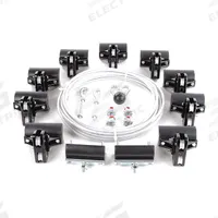 DAYTON Festoon System Kit: Wire Rope, 60 ft – 60 ft, 76 ft Min Cable/Hose Required, Flat (MPN 33N205). Key specifications — Brand: DAYTON; Compatible Cable Type: Flat; Included Components: Trolleys; Track Type: Wire Rope.
